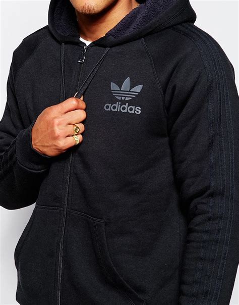 hoodie adidas originals negro